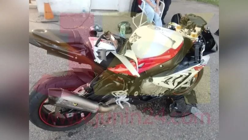 Una Mujer Result Herida En Un Accidente Entre Dos Motos En La Ruta