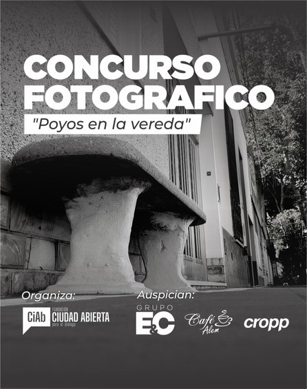 La Fundación Ciudad Abierta presenta el Concurso Fotográfico “Poyos en la Vereda”